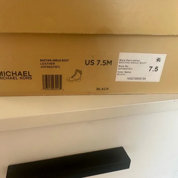 Michael Kors Black Logo Ankle Boot - Picture 7 of 7